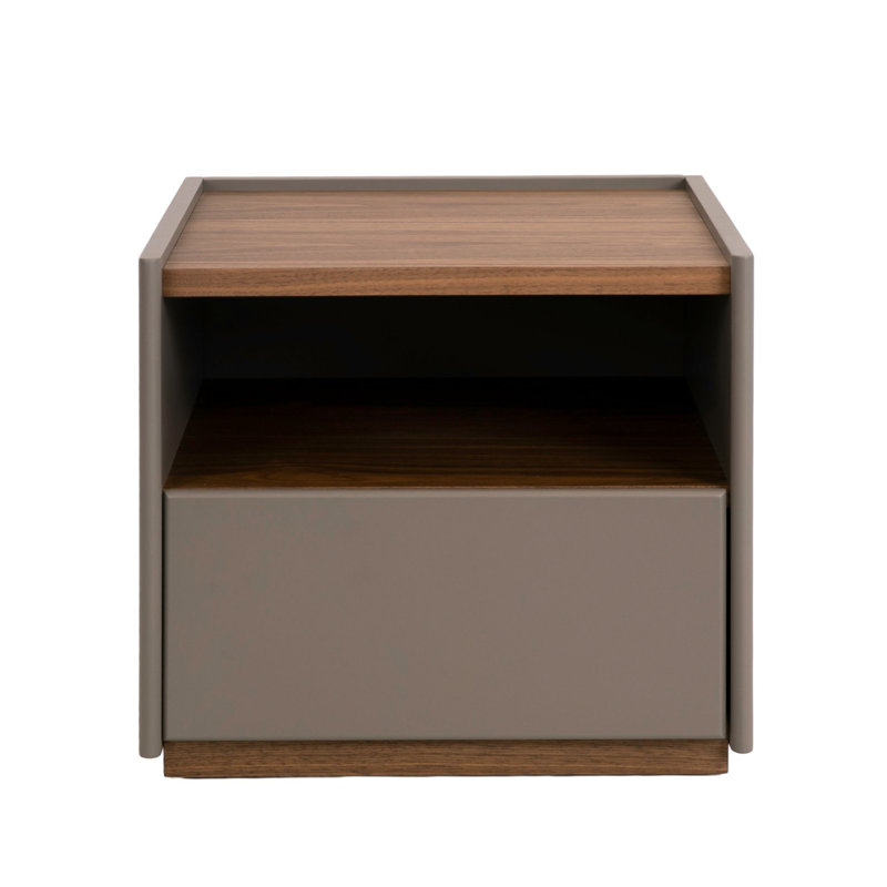 50cm W Manufactured Wood Bedside Table
