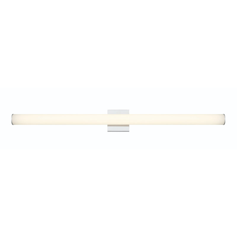 Éclairage pour meuble-lavabo rond 27W Stepridge, H 2,5 po x l 48 po x P 2,5 po, Chrome chrome