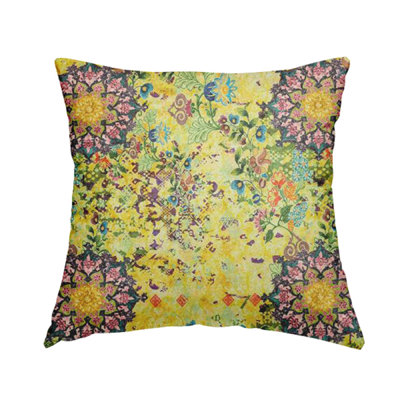 Sunglow Floral Rectangular Cushion
