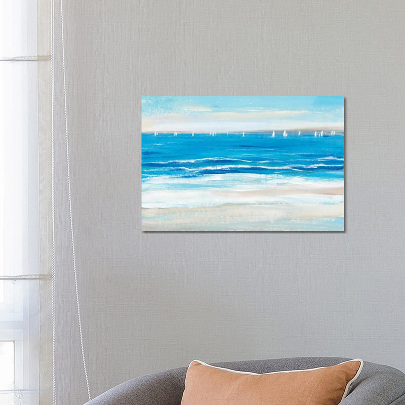 Low Cerulean Tide I by Tim OToole - Wrapped Canvas Gallery-Wrapped Canvas Giclée, 66.04 cm H x 45.72 cm W