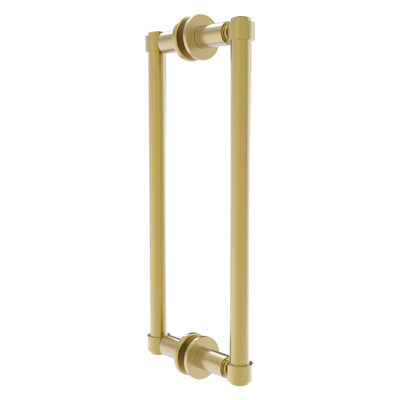 Contemporary 12" Back to Back Shower Door Pull
