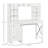 Farmhouse Computer Desk With Hutch And Cabinet (Not Including Office Chairs)-293833324