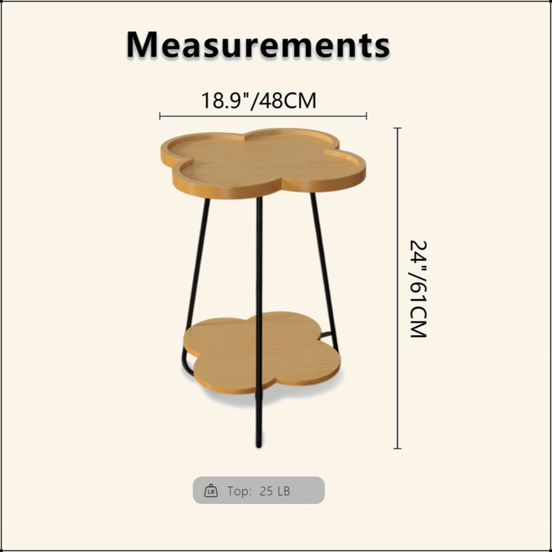 Table d'appoint ronde