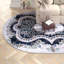 Tapis tissé antibactérien (2,6 x 4,0 pi), 100% polyester, d'une hauteur de poils de 0,3 po | Impression numérique 3D antidérapante à pois en PVC | Lavable à la machine, facile d'entretien pour le salon, la chambre à coucher et le bureau-785158671