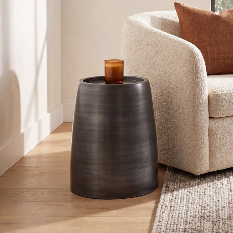 Yates Steel Tray Top End Table