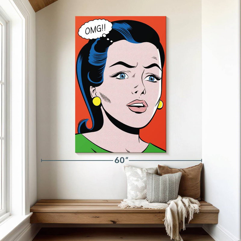 Leisha OMG, 51" H x 34" W