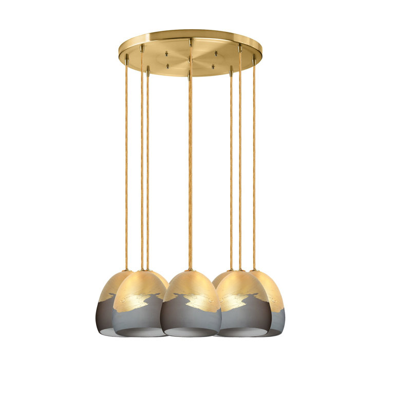 8 - Light Chandelier, 48" H x 18" W x 18" D