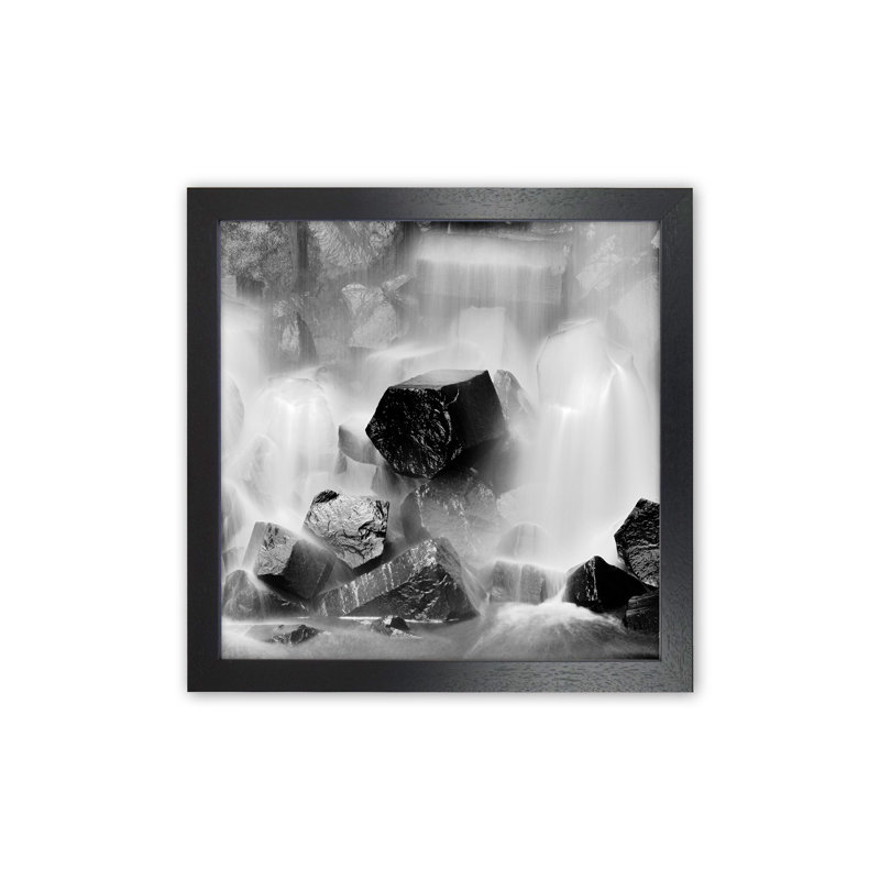 Cube by Karsten Wrobel - Print on Canvas, Black Framed, 46cm H x 34cm W x 3cm D