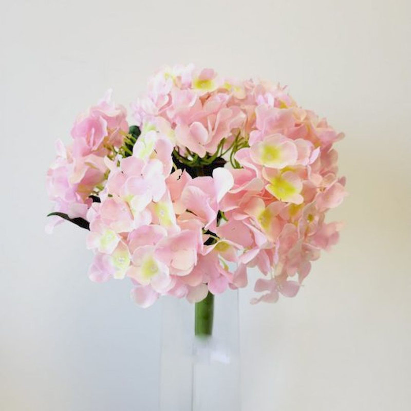 Fabric Hydrangea Arrangement, Pink