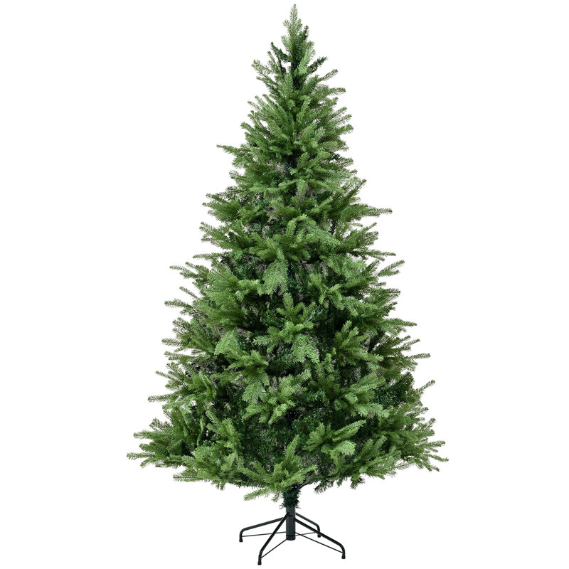 Premium Unlit 7FT Christmas Tree with Hinged Branches