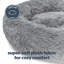 Silentnight Calming Plush Donut Pet Bed-55843482-93676162