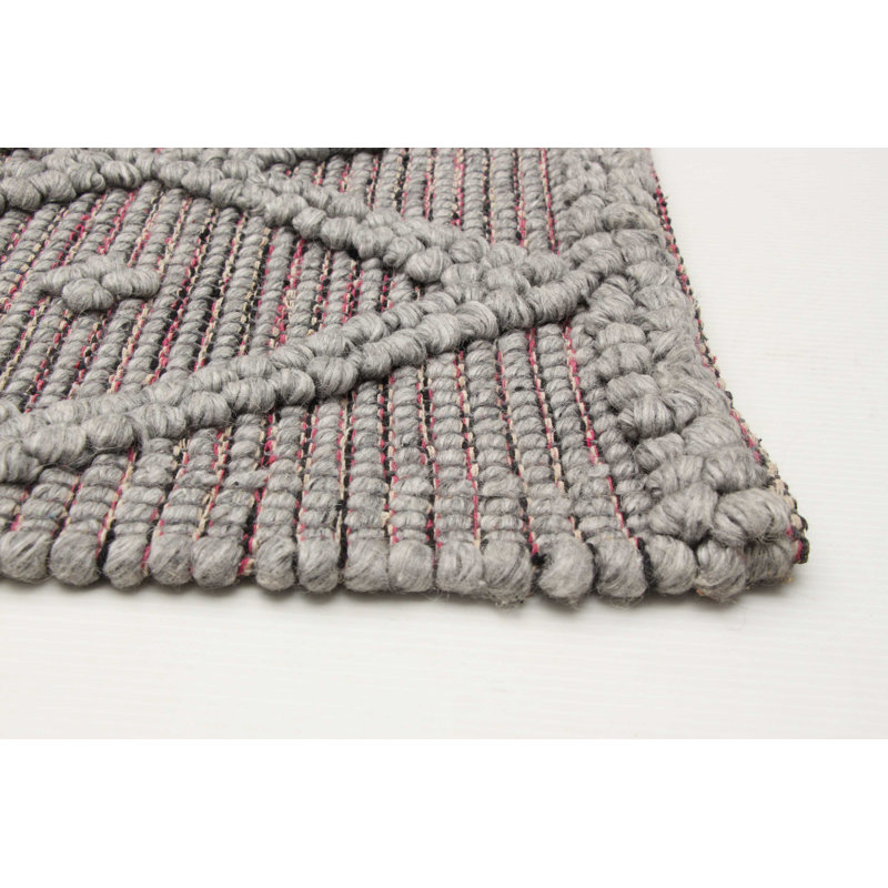 Tapis rectangulaire nouvel âge en laine 5 pi x 8 pi Hayet