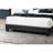 Charcoal Wool Queen Bed, Full Upholstered, No Box Spring, Built Led For Bedroom Fabric, Bedroom, Headboard, Spring