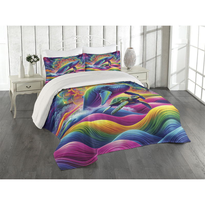 Polyester Coverlet, Queen Coverlet + 2 Standard Shams