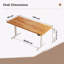 Adjustable Metal Base Computer Desk-1111626061