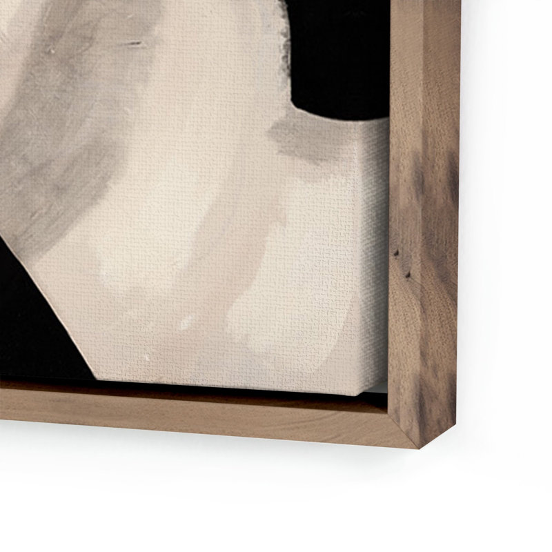 Totem Painting by Jess Engle, Rustic Walnut Framed, 40" H x 30" W