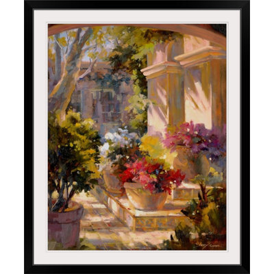 " Flowered Courtyard " by Betty Carr