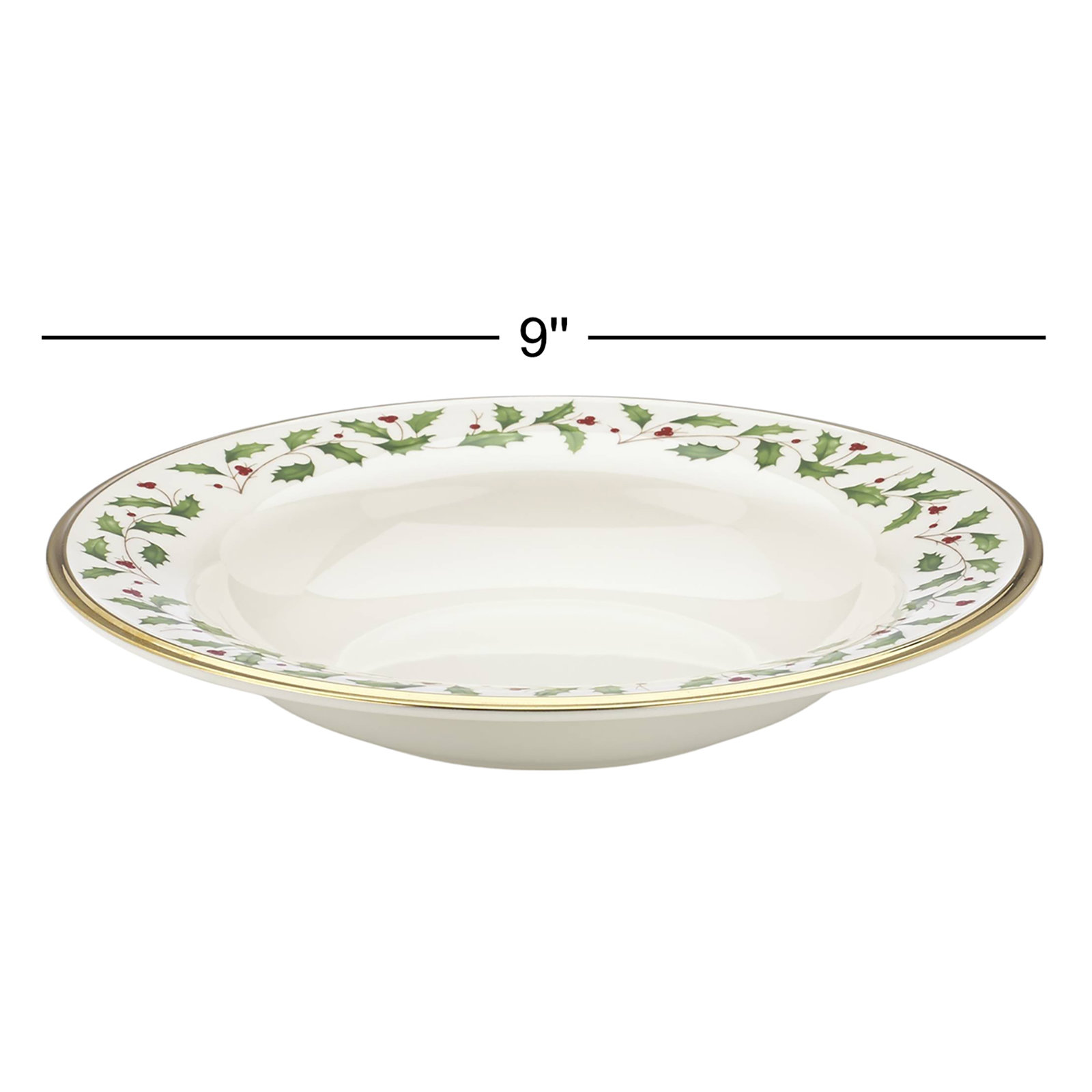 Lenox Holiday Porcelain Soup Plate