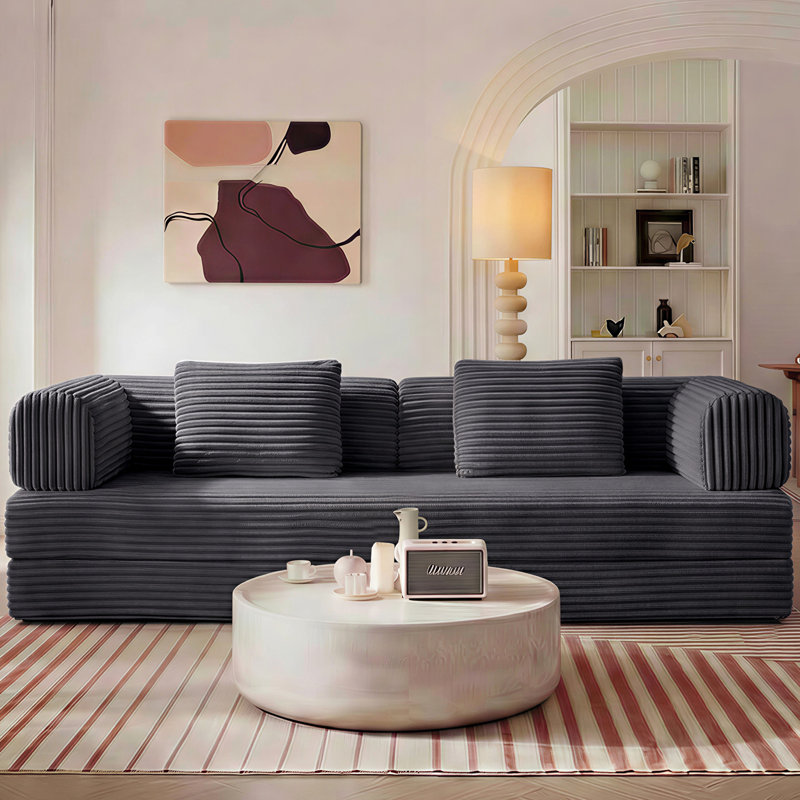 Comfortable Modular Sofas, Corduroy Foam Design For Living Spaces