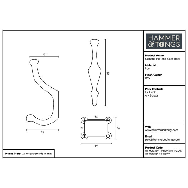 Product Dimensions