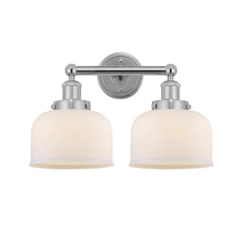 Arlester 2 - Light Dimmable Vanity Light, Matte White, Polished Chrome