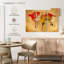«World Map Old Compass World Map», reproduction sur toile 3 pièces par Tess P-93058342