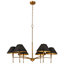 Lustre moderne 35,4 po avec chaîne ajustable