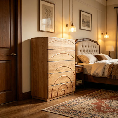 Japanese Simple Style Accent Chest
