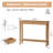 Solid Wood Console Table with Drawers, Mid Century Modern Entryway Table for Living Room and Hallway-1764947125