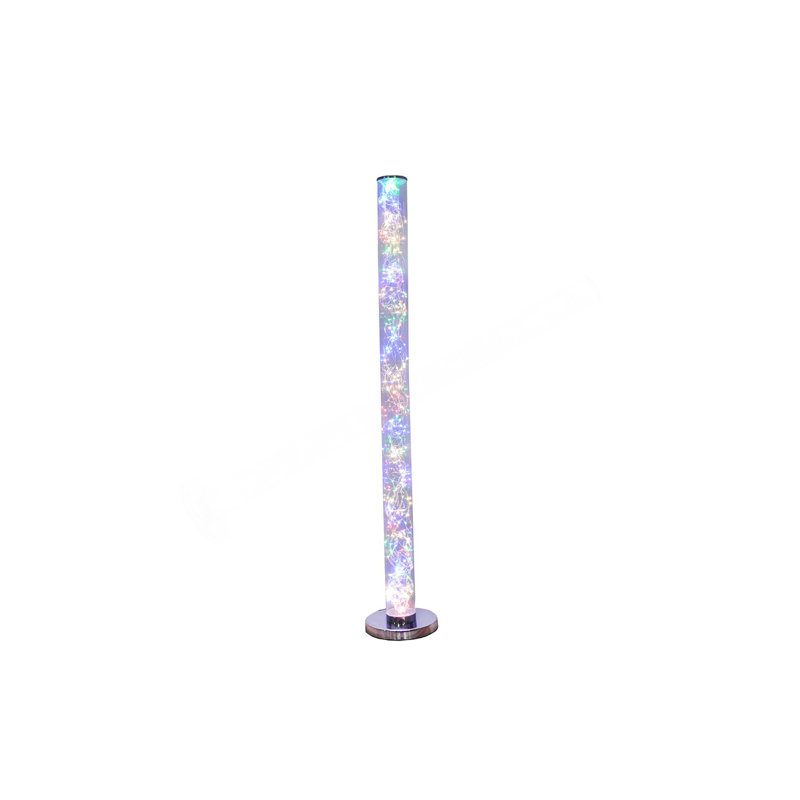 49-Inch Exposed Multi-Coloured Rope LED Namiri Column Floor Lamp W/ Wireless Remote Control