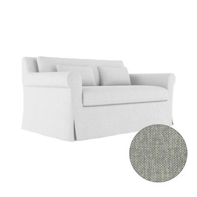 Ludlow Rolled-Arm Skirted Loveseat