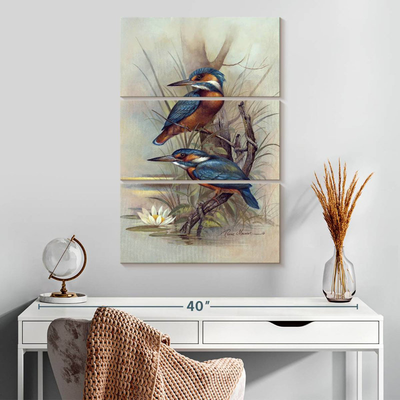 Brampt River Kingfisher, 32" H x 20" W