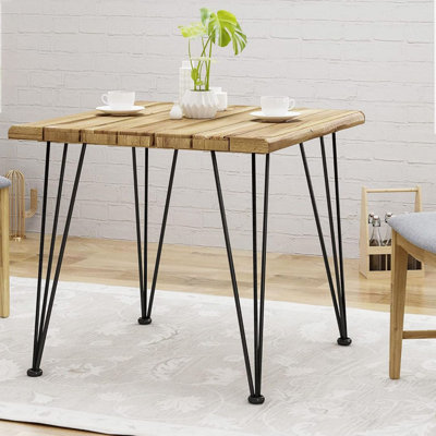Table de salle à manger en bois d'acacia Tindley