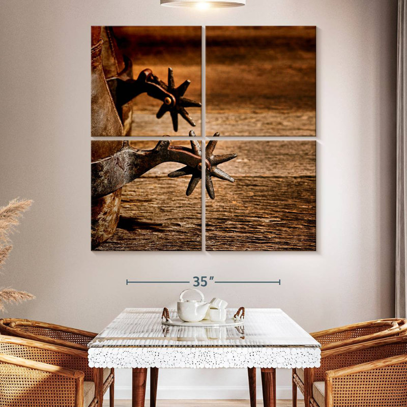 Lelar Cowboy Spurs, 50" H x 50" W