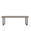 Goodfield Rectangular Solid Wood Outdoor Dining Table - 235 cm W 24 cm D