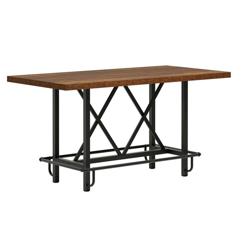 Rustic Pub Bar Counter,Sturdy Bar Table