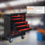 Chariot à outils multifonctionnel à 7 tiroirs avec roues et toit en acier inoxydable-267779224