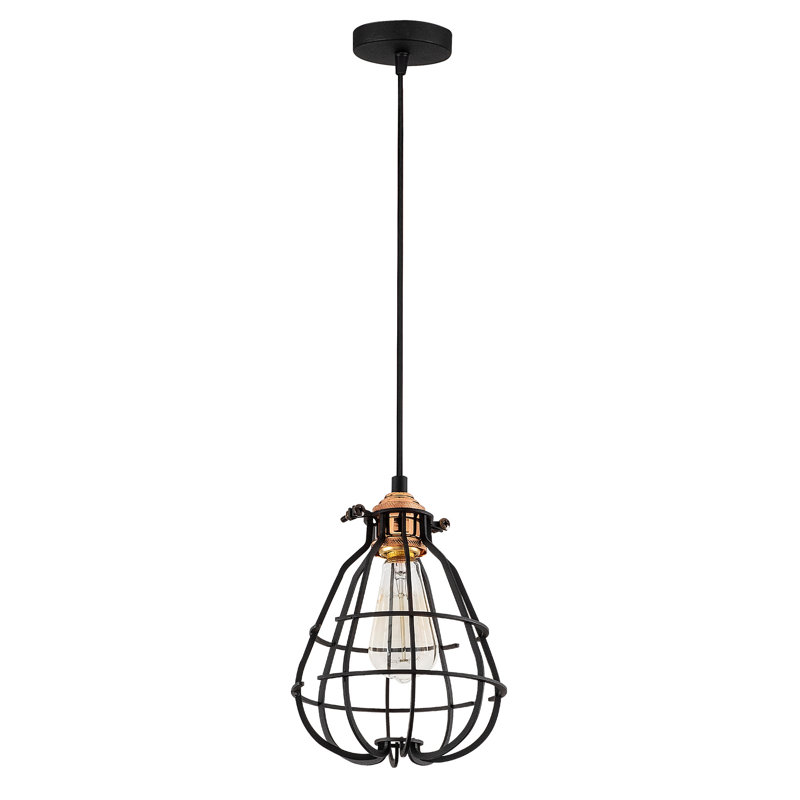 1 - Light Black Lantern Pendant