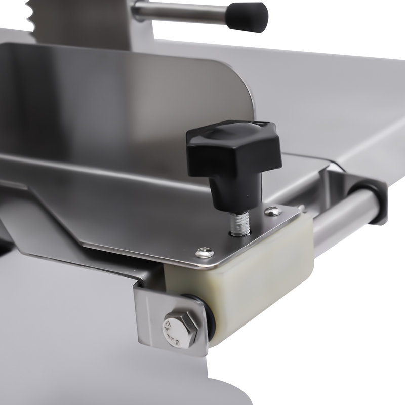 Bone Saw Machine Commercial Meat Bone Cutting Machine 650W Pure Copper Motor Band Saw bone saw Adjustable Cutting Thickness frozen meat cutter Aluminum Magnesium Alloy Body for Home Supermarket Meat Processing
