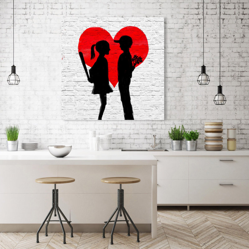 Lesson Number One by Masterfunk Collective - Wrapped Canvas Print, 70cm H x 70cm W x 4cm D