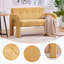 Canapé de loisir compact à 2 bras Nordic Modern Chenille