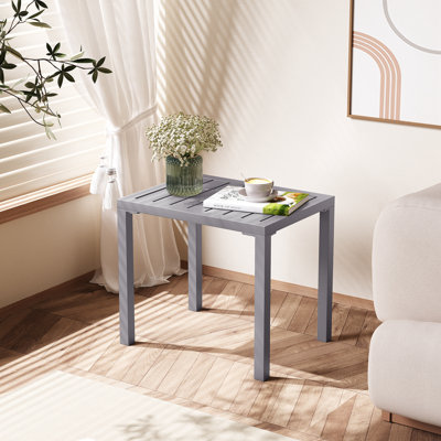 Table d'appoint en aluminium Bridgitte