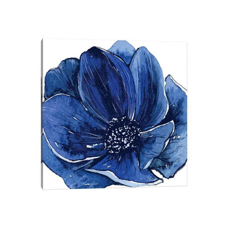 Ellie Blue by Art Mirano - Wrapped Canvas Painting, 30.48cm H x 30.48cm W x 1.91cm D