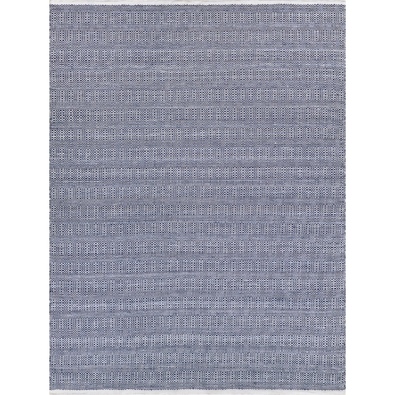 Echo Geometric Area Rug in Ivory, Rectangle 12' x 15'