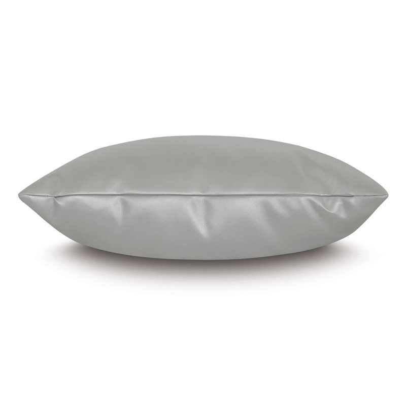 Klein Lumbar Pillow Cover & Insert, Sterling, 15"H x 26"W