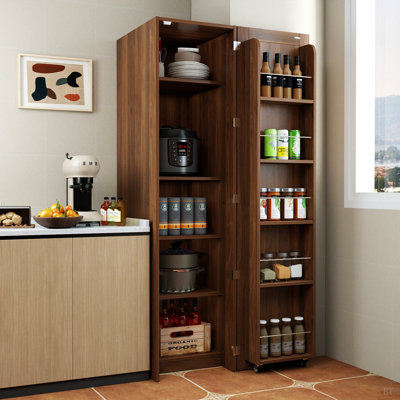 Armoire de cuisine, armoire-buffet autoportante avec portes et tablettes, armoire de rangement pour cuisine, salon et salle à manger