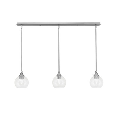 Luminaire suspendu linéaire 3 lumières