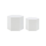 Coffee Tables,MDF With Veneer Side Table/Coffee Table/End Table/Nesting Table Set Of 2