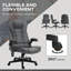 Fauteuil de bureau vibrant à 6 points de massage HOMcom-1187208079