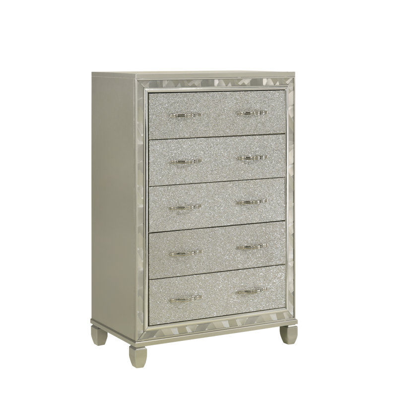 Joi 5 - Drawer Chest, Silver
